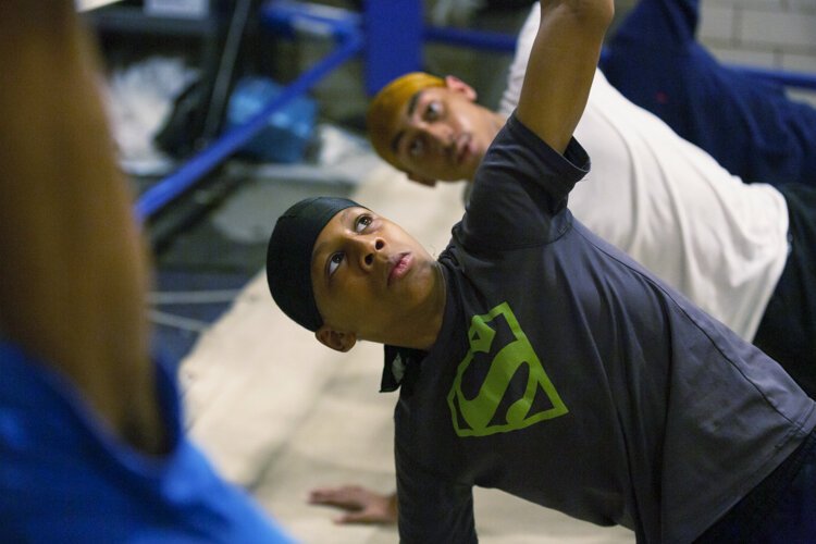 Stretching is an important part of warming up for boxing.