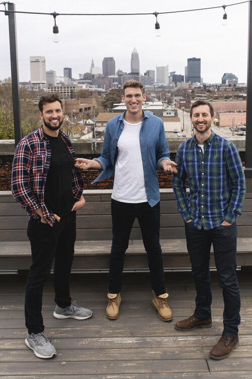 Drew Anderson, Mac Anderson and Luke Visnic of Cleveland Kraut