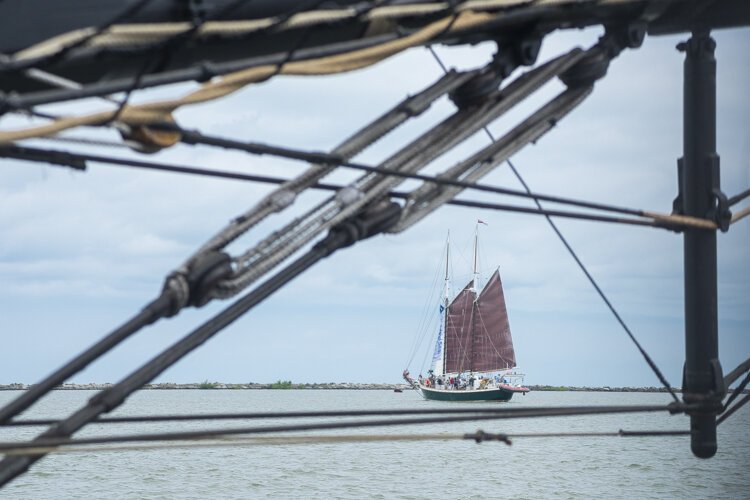 Inland Seas, the Suttons Bay, Michigan schooner launched in 1994