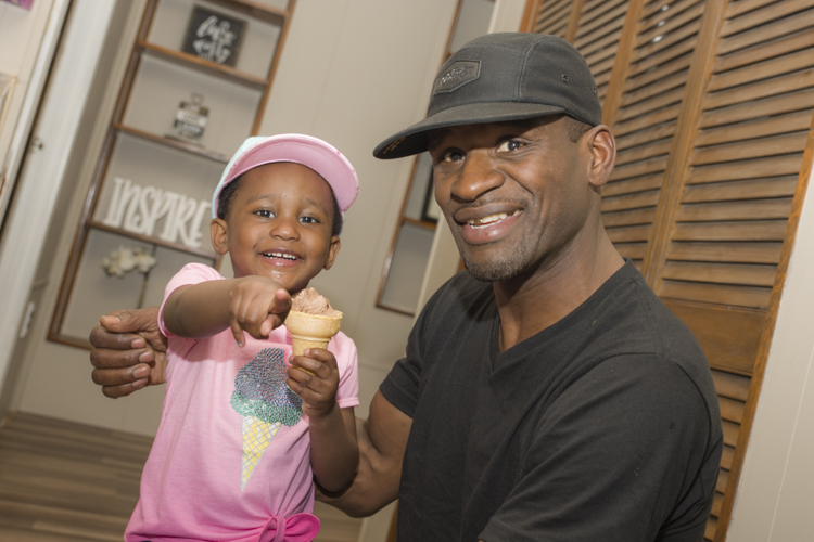 Nari Glaze with father James