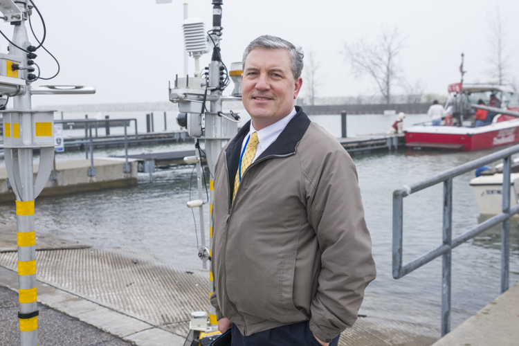 Scott Moegling, Water Quality Manager for the Cleveland Division of Water