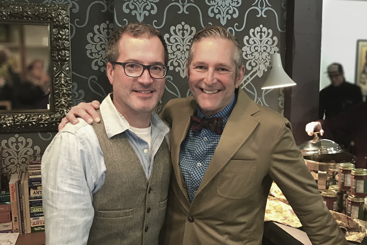<span class="content-image-text">Dwight Kaczmarek and his partner Tim Yanko curate their own vintage finds at All Things For You</span>
