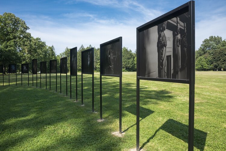 “Moonlight in the Gates: 150 Years of Lake View Cemetery in a New Reflective Light,” is a 45-photo outdoor exhibit by photographer Michael Weil.