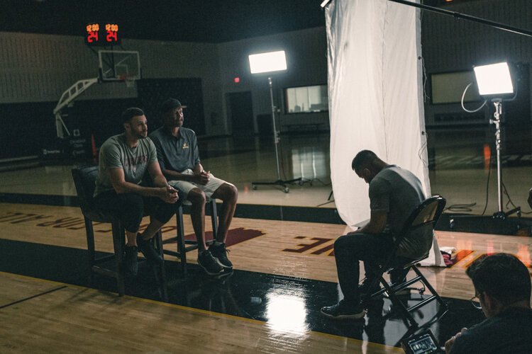 A scene from Hamoody Jaafar’s documentary “Cleveland Cavaliers: Enter the Cavaliers.”