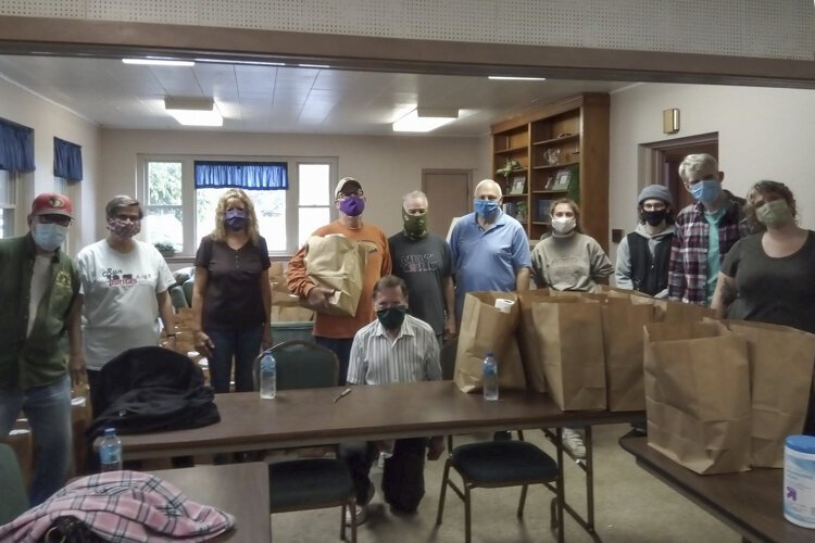 Bellaire-Puritas Development Corporation cleaning supply volunteers