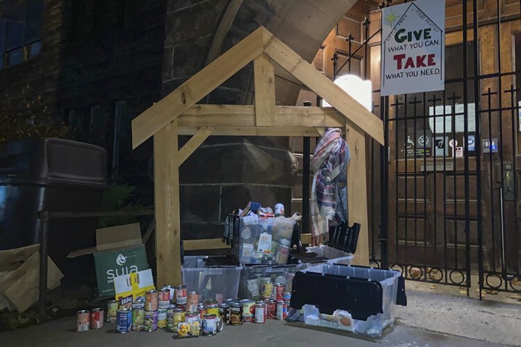 Pilgrim Congregational United Church of Christ food drive