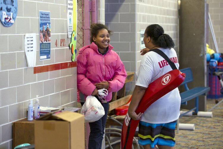 Lifeguard April Kenny continues to battle with maintenance issues, a small staff and a large decline in participation at the pool.