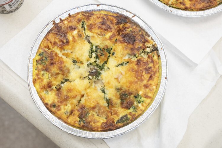 A delicious healthy quiche cooked up by “The Cedar High Rise Pioneers for Healthy Eating.”