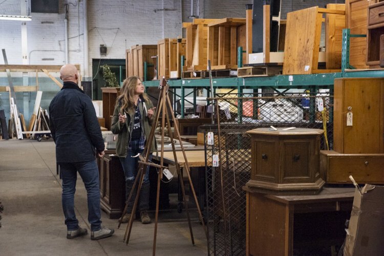 The vast offerings at the architectural salvage store Rebuilders Xchange.