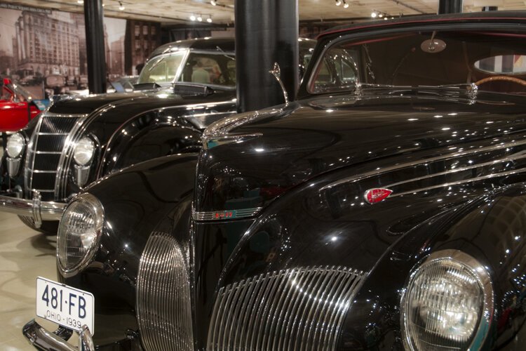 The world class vintage auto collection at the Western Reserve Historical Society.