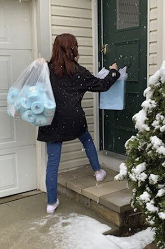 The "Cuyahoga DD Cares" initiative has done a recent "Shop & Drop" to stock group homes with PPE and paper products.