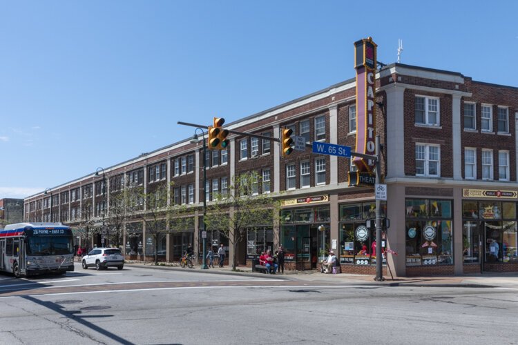 Detroit Avenue and West 65th Street in Gordon Square