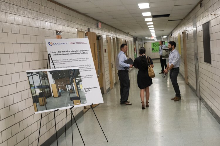 Inside MAGNET’s soon-to-be home at the corner of East 63rd Street and Chester Avenue, a former elementary school.