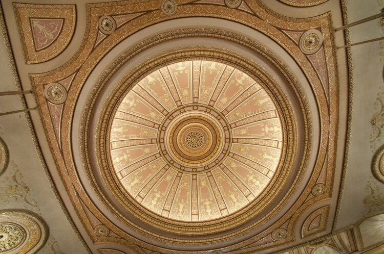 Palace Theater ceiling detail