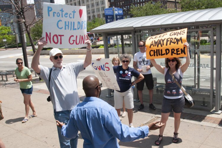 Open Carry Rally in Public Square in 2014