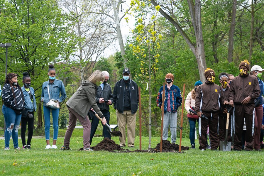 Last April, Holden Parks Trust and several organizations celebrated the planting of a Jesse Owens oak at the Rockefeller Park Lagoon on Dr. Martin Luther King Jr. Boulevard.