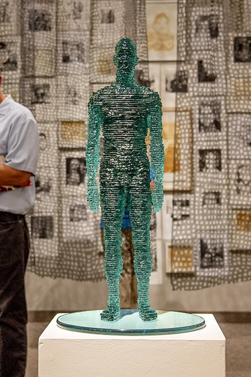 Glass Man by Dan Rothenfeld at CONVERGE Artist Archives Opening Reception 