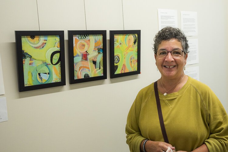 Artist Susan Farone at the LGBT Center of Greater Cleveland