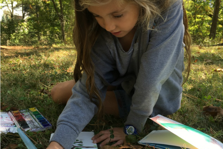 Liz McEwan, a homeschooling mom, shares pictures of her kids organically learning. 