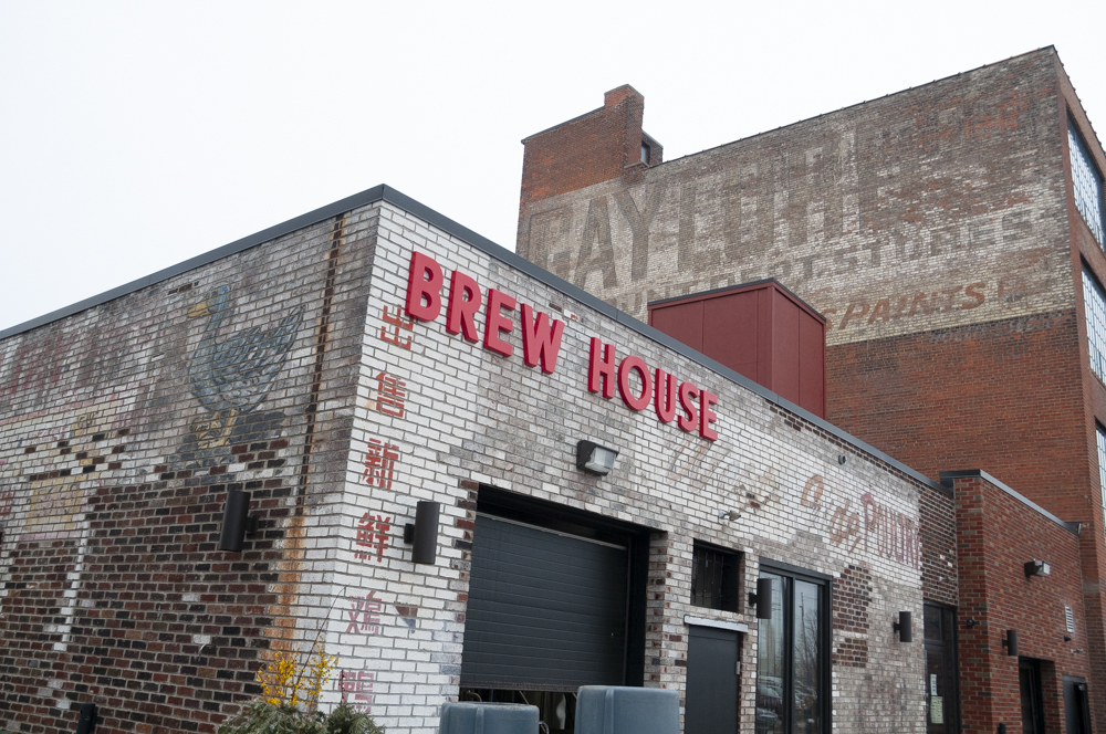 Behind Market Garden Brewery in Ohio City