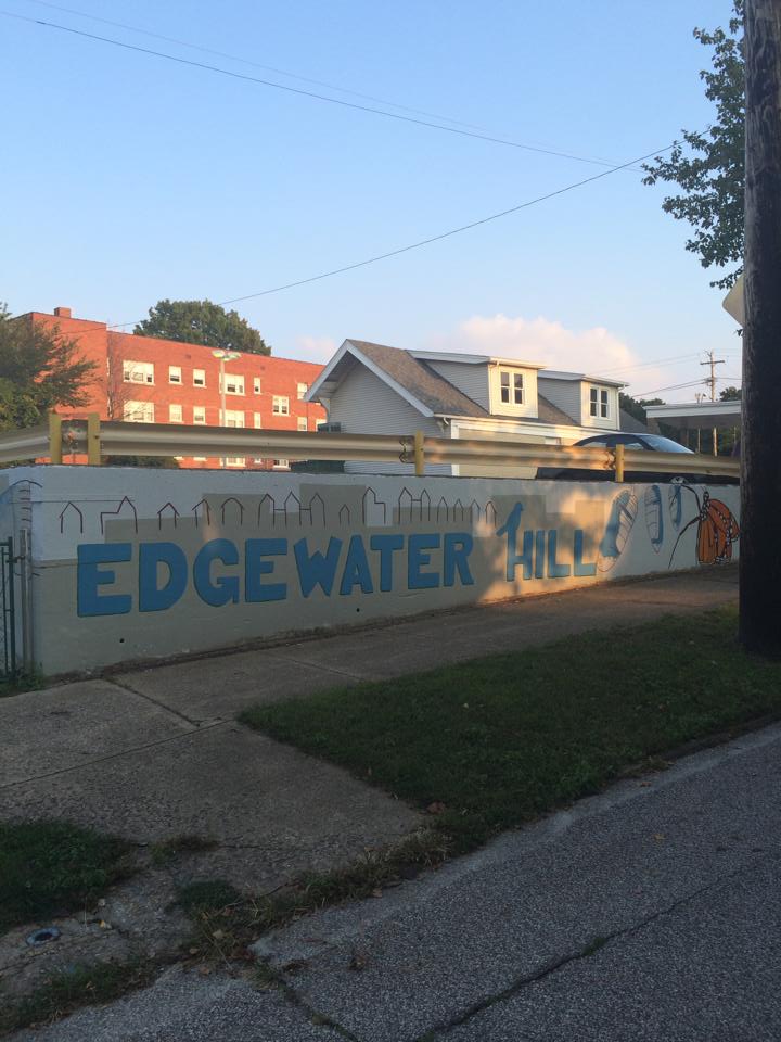 Edgewater Hill Victory Garden mural