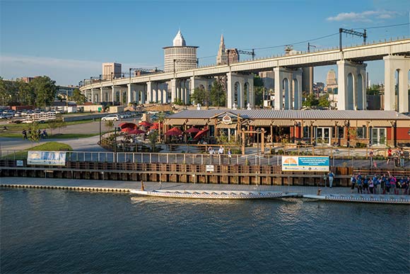Back to the Future II - Cleveland Waterfront tour