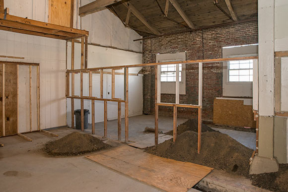 The area where the meadery will eventually be