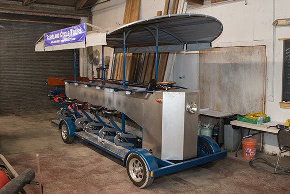 Cleveland Cycle Tours is housed here as well