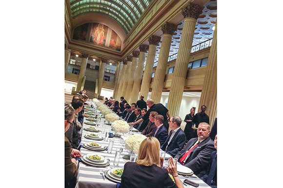 The grand lobby of the Huntington/925 Building