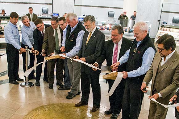 Heinen's Downtown ribbon cutting at the grand opening