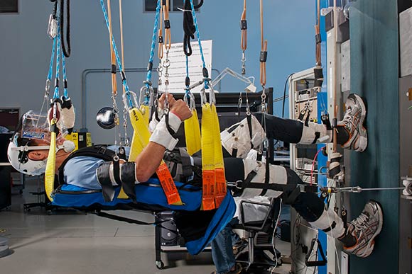 NASA Glenn's enhanced Zero-gravity Locomotion Simulator