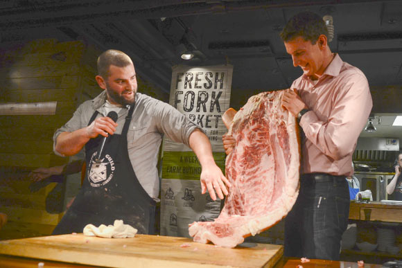 Chef Adam Lambert and Trevor Clutterbuck