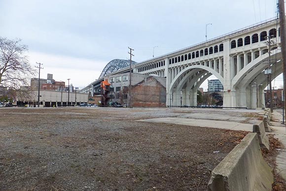 The future location of Canal Basin Park