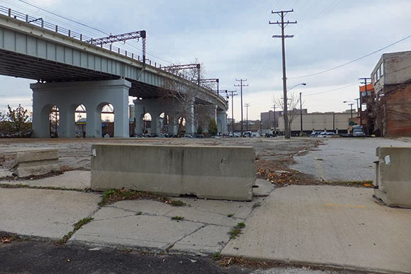 The future location of Canal Basin Park