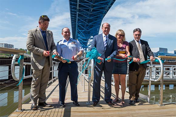 Cleveland Metroparks Water Taxi ribbon cutting on May 27th 2016