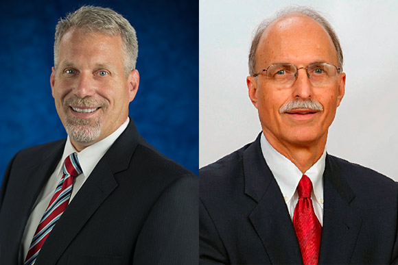 Sheriff department regional corrections director Ken Mills and Judge Michael E. Jackson