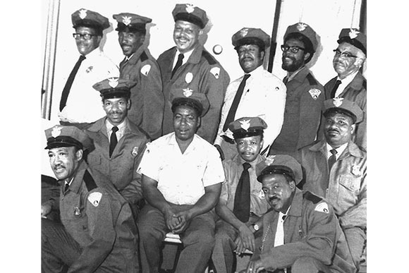 Auxillary police members--early 1970s