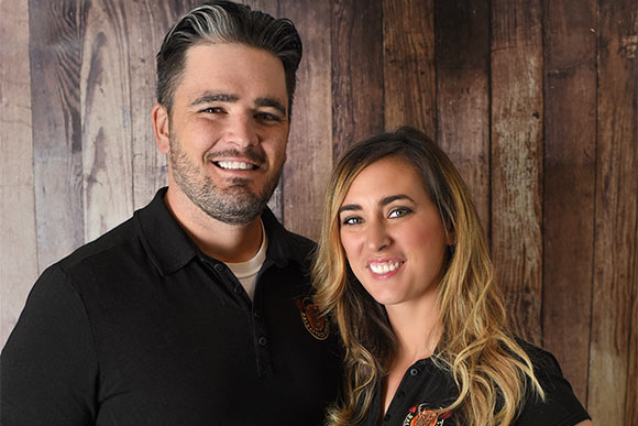 Brian and Lauren Backof Backattack Snacks