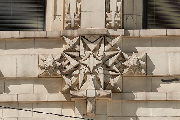 Exterior detail of the Standard Building