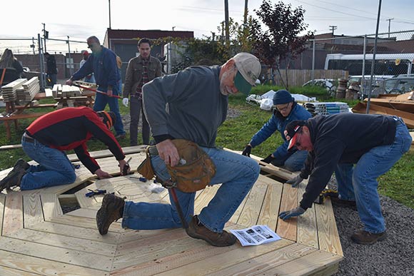 Lutheran Metropolitan Ministry shelter for the garden project