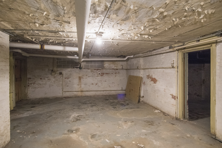 Painter Mansion basement interior