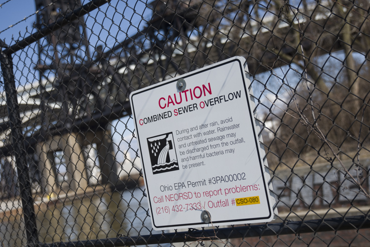 Walworth Run Cuyahoga mouth, Scranton Flats