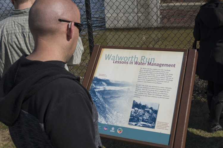 Walworth Run Cuyahoga mouth, Scranton Flats - Exploring Cleveland's Hidden Waterways tour