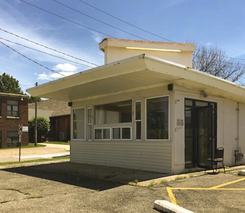 Before the build out of a former ice cream parlor on  Northfield Road in Bedford Holbert leased for the new location.