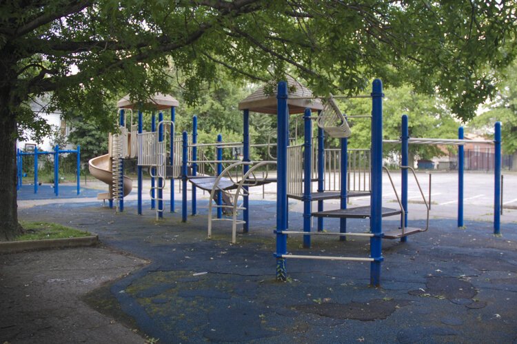 Allstate and the Fairfax Renaissance Development Corporation worked together to build a playground