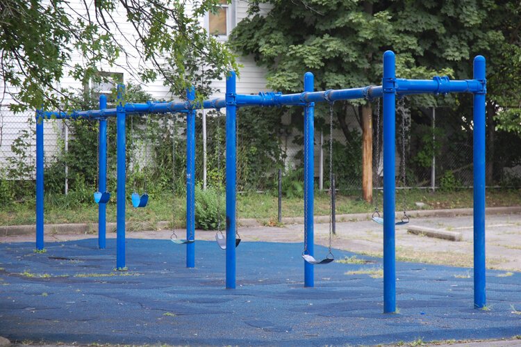 Allstate and the Fairfax Renaissance Development Corporation worked together to build a playground