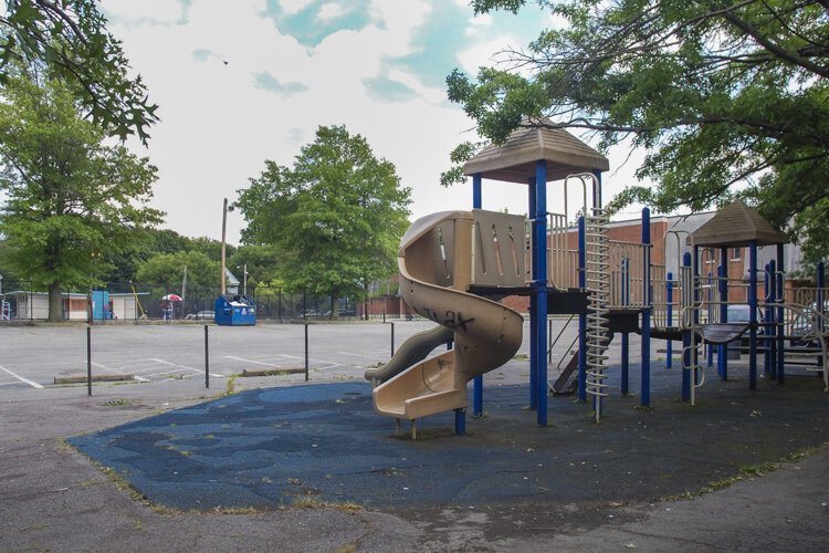 Allstate and the Fairfax Renaissance Development Corporation worked together to build a playground