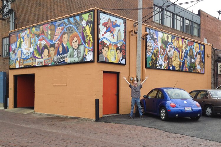 Gary Dumm the first day of the original install