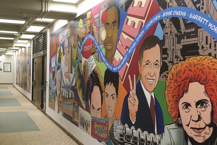 The new home on the walls of CSU Special Collections in the Michael Schwartz Library