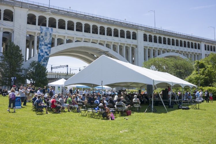 Towpath Trail Groundbreaking at Settlers Landing